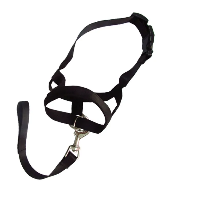 1PC Adjustable Nylon Anti-Bite Mesh Cover for Small Medium Large Dogs Anti-Chewing Safety Harness for Walking Training