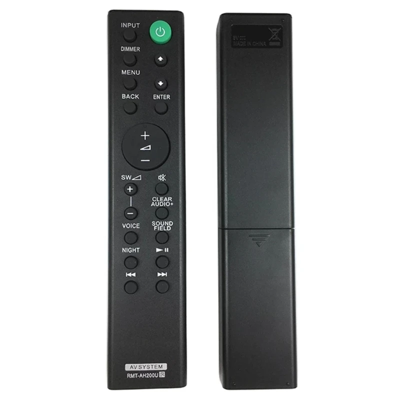 Telecomando Universale Per Soundbar - Sostituto Per Sony HT-CT390 HT-RT3 SA-CT390 SA-WCT390 - Nero