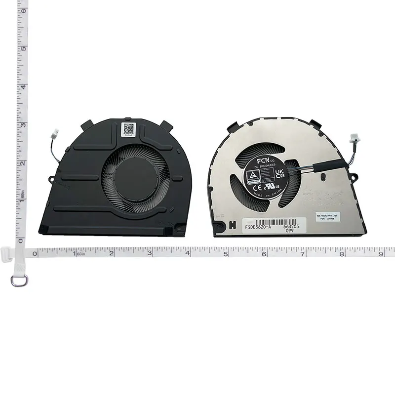 Ventola Di Raffreddamento Della Cpu Del Computer Portatile Dfs5K12B159A1R Dc5V 0.5A 4Pin Per Dell Vostro 16-5620 5625 Inspiron 5620 7620 2-1 Muslimt8R