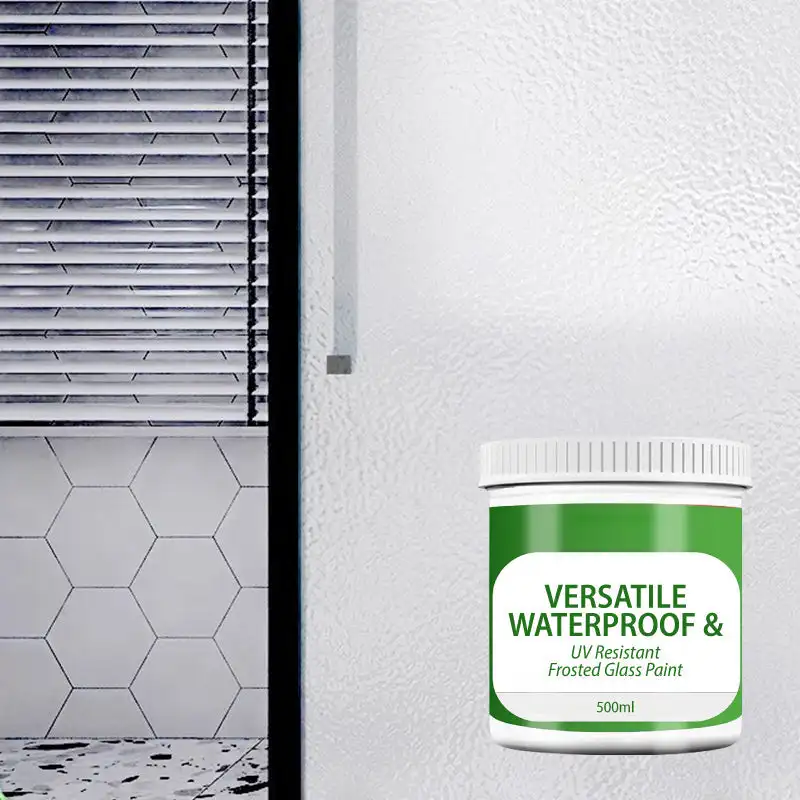 Versatile Waterproof & UV Resistant Frosted Glass Paint Glass Coating Resin Paint Frosted Effect for Dining Room Bedroom
