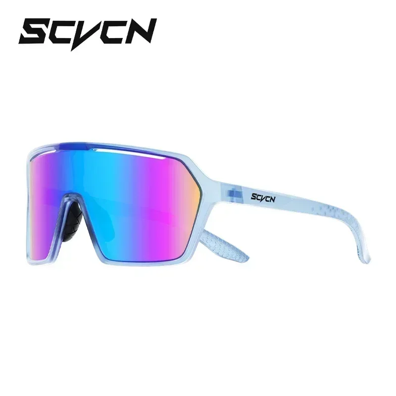 SCVCN Pink Hiking Eyewear Cycling Glasses Bike Sunglasses for Men Photochromic Women Mountain Bicycle Cycle Goggles UV400 MTB