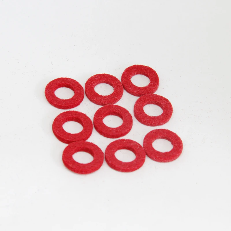Cornet Trumpet Valve Felt Washers Pad Brass Instrument Parts Acc 50pcs
