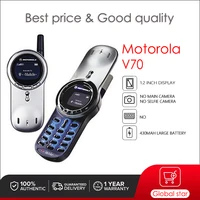 Original Motorola V70 Unlocked Refurbished Mobile Phone GSM 900 / 1800  Good Quality With 1 Year Warranty Only support English