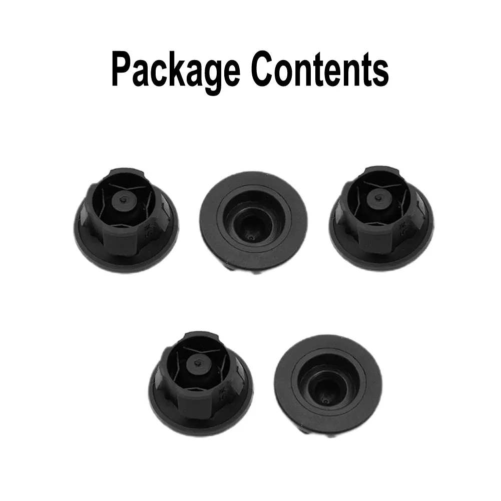 

5x ENGINE COVER GROMMETS BUNG ABSORBERS For Mercedes For Benz Engine Cover Gommets 6420940785, Black ABS, 5pcs