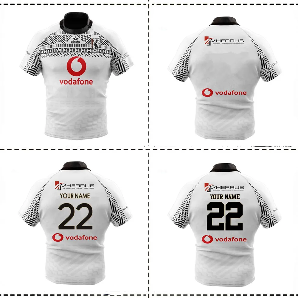 2022 Fiji Bati Home White Rugby Jersey Shirt Size S3xl4xl5xl
