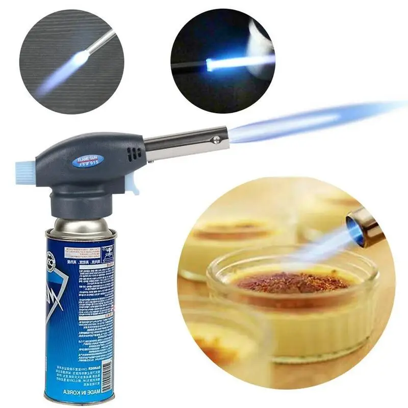 Portable Welding Torch Gas Burner Flame Gun High Temperature Brass Copper Gas Torch Brazing Solder Propane Welding Plumbing