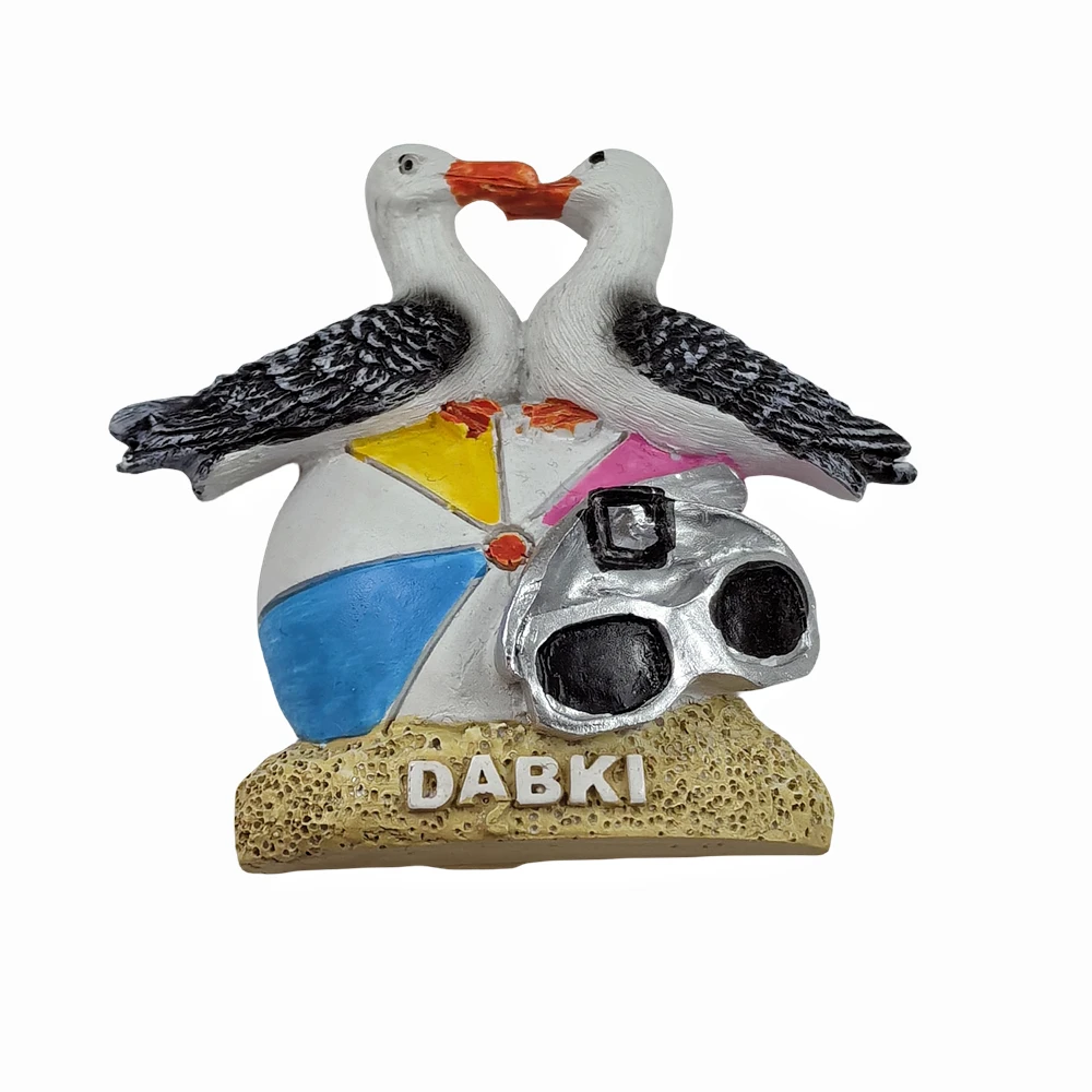 Dabki 폴란드 3D 냉장고 자석 기념품 선물, 송진 수제 Dabki 냉장고 자석, 홈 데코 컬렉션