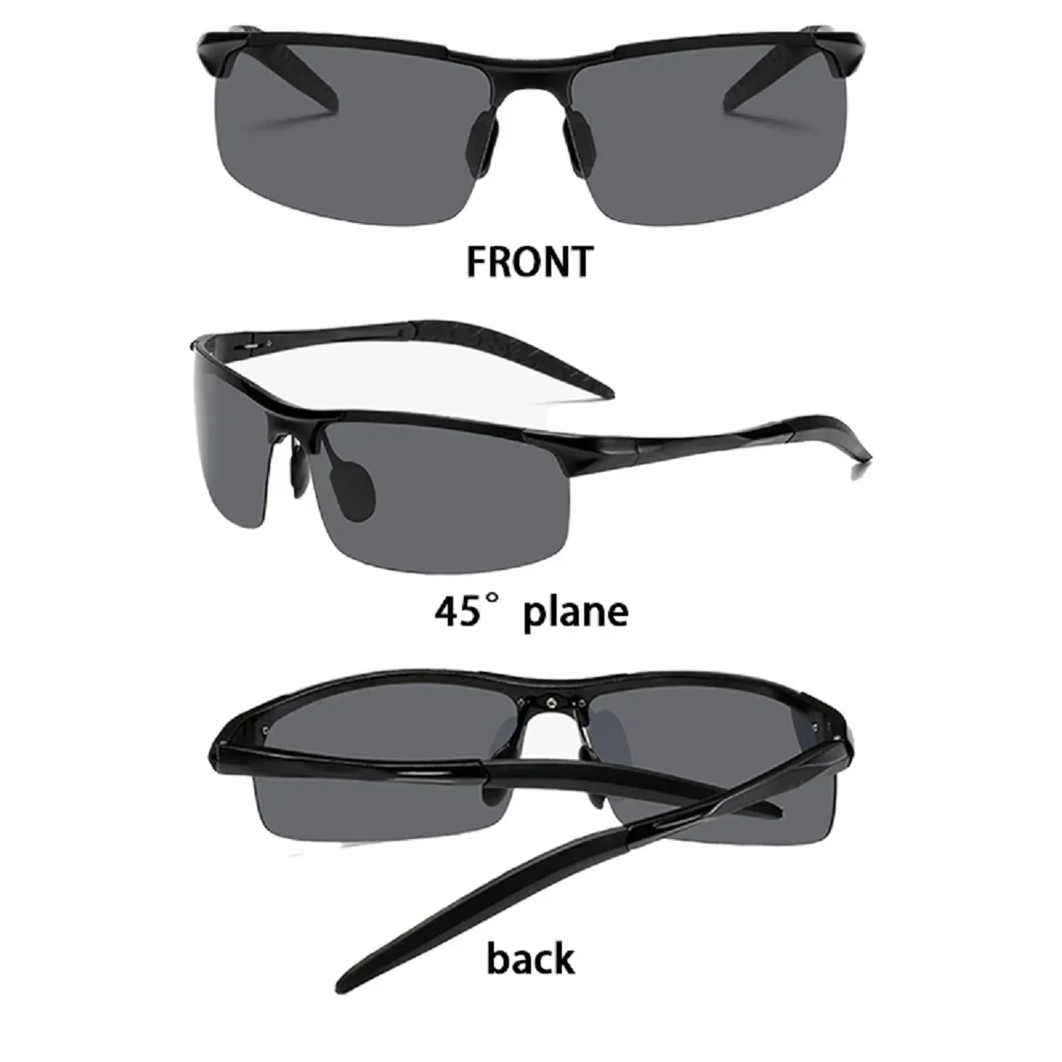 

Поляризованные Солнцезащитные очки Мужские/Женские очки для вождения солнцезащитные очки с металлической оправой очки