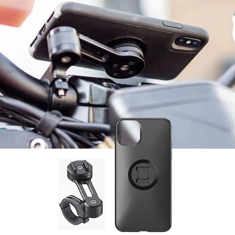 Honda CBR900RR (1993-2001) 13mm Stem Motorbike Phone Mount with Deluxe Cradle (sku 41403)
