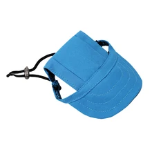  Dog Hat Summer Shade Puppy Hats Cat Hat Visor Cap With Ear Holes Pet Products Outdoor Accessories Sun Hat 