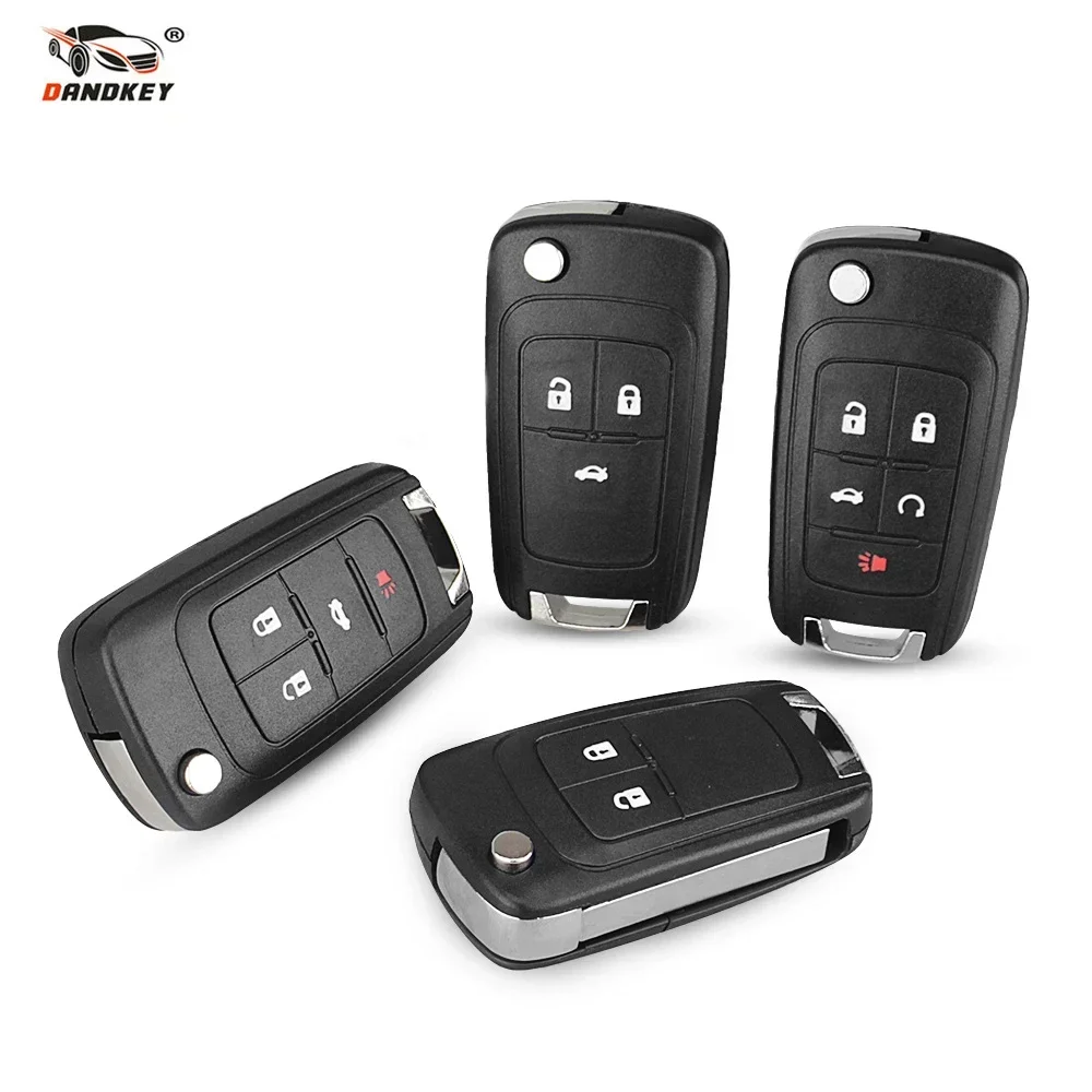 Dandkey for OPEL VAUXHALL Astra J Corsa E Insignia Zafira C 2010 2011 2012 for Chevrolet Cruze Flip Folding Remote Key Case key case,car key shell,car remote key,car key,key shell