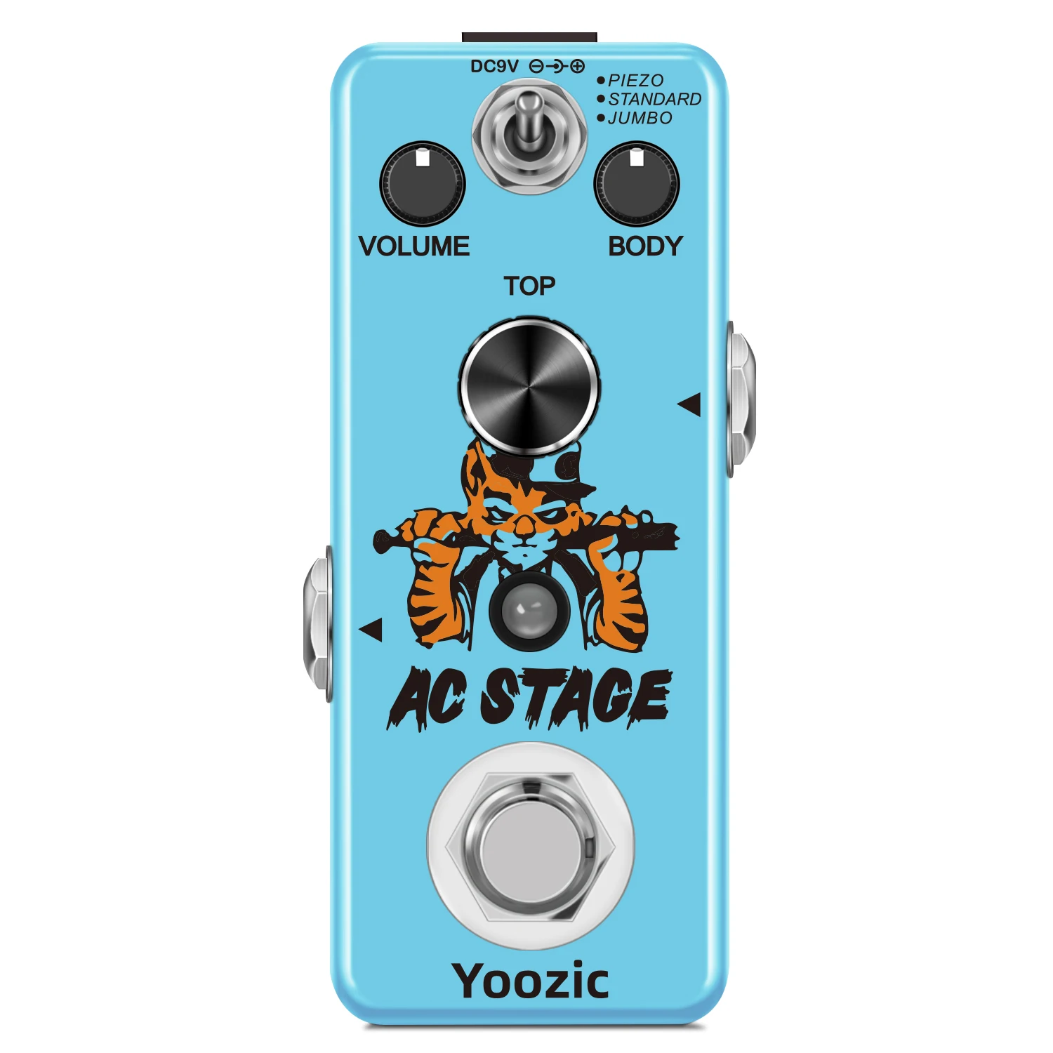 

Yoozic AC Stage Acoustic Guitar Effect Pedal Acoustic Simulator Effector mini Pedal Jumbo Folk Guitar Accessories Parts Sky Blue