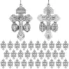 30Pcs/Lot Catholic Pardon Crucifix Charms Forgiveness Cross Pendants for Rosaries Jewelry Making DIY Charms Crafts Supplies 1
