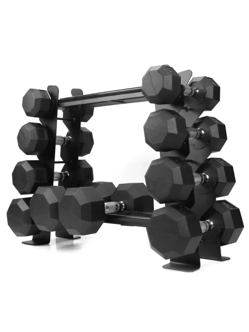 

Storage Rack, Holds up to 400 Lbs. 2 Tiers Rack,deal for 5-30 Lbs. Dumbbells – Compact Desig,Ideal Home Gym Equipment