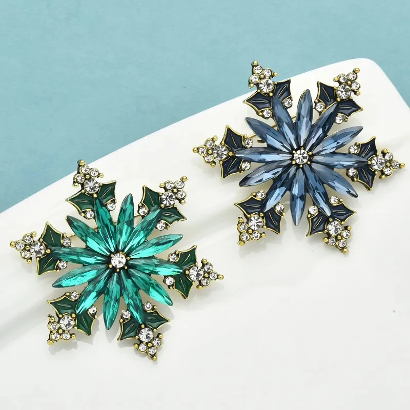 Broche Flocon De Neige Broche Perlée Flocon De Nege, Broches élégantes Pour Femmes, Bjoux D Broche Noel