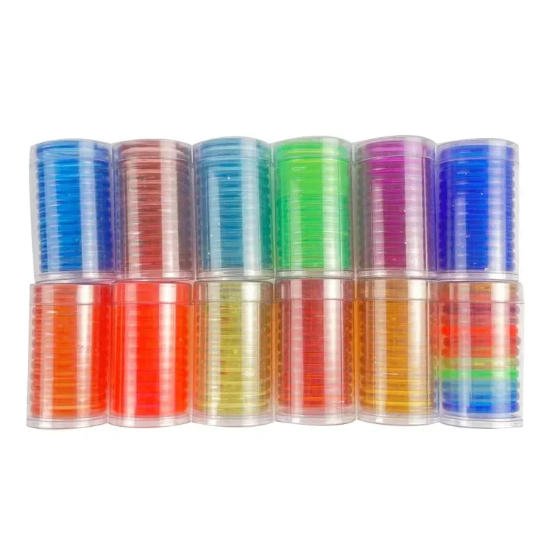 35mm Notebook Loose-leaf Rings Plastic Binding Rings Hand Account Book Accessories 12pcs