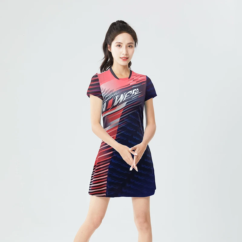 New Women Girls Sports Dress Inner shorts Ladies Tennis Dresses With Shorts Badminton Volleyball Clothes Gym Running Sportswear