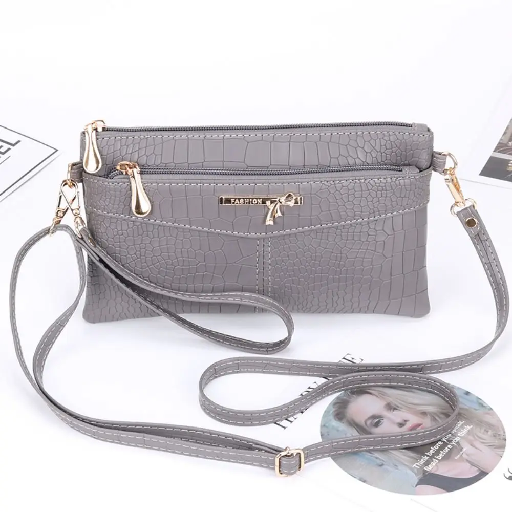 Multi-functional Money Purse Women Long Wallet PU Leather Card Holder Handbag Leisure Style Crossbody bag