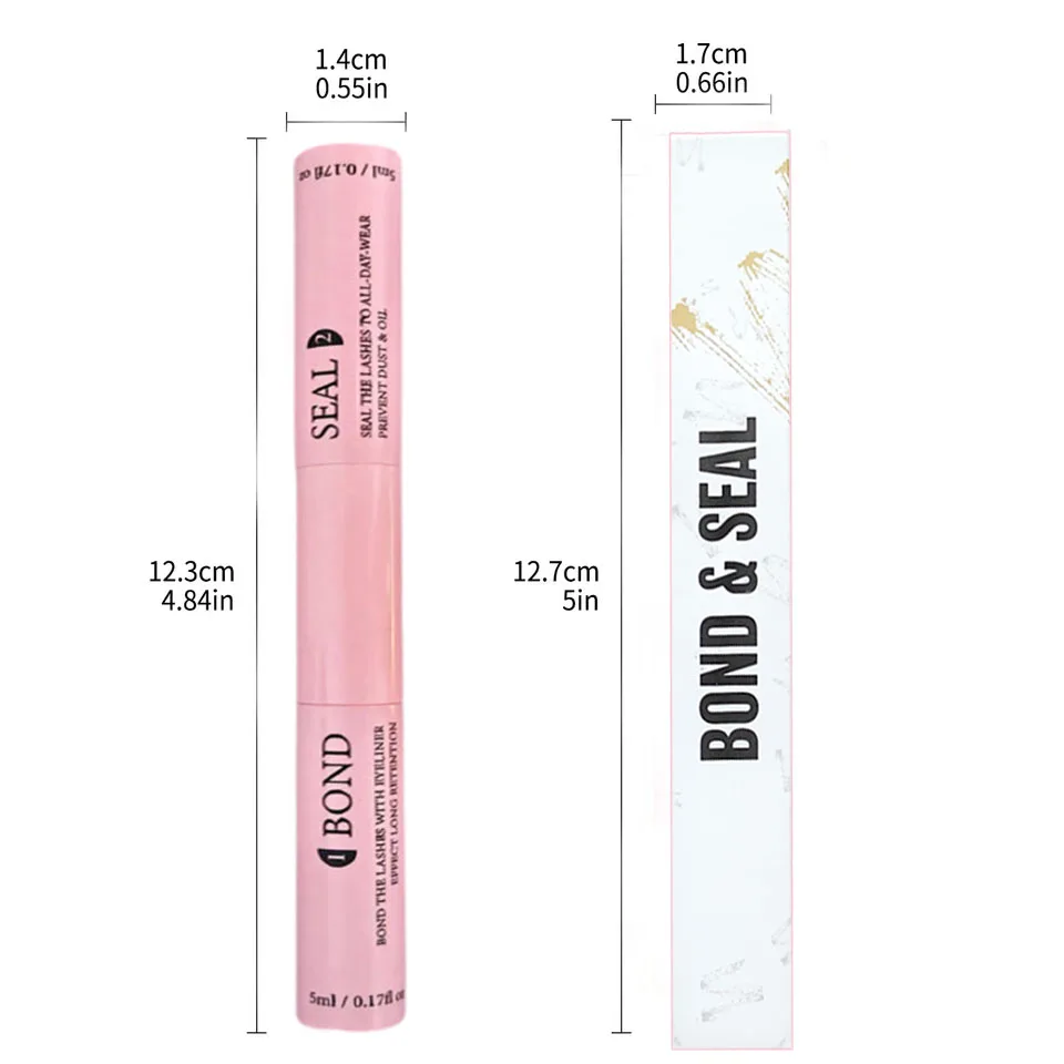Lash Bond and Seal 10ml Individual Lashes Glue Remover 5ml Tweezers Kit