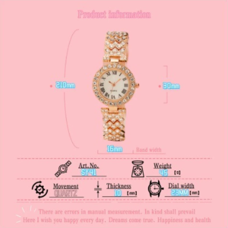 2/1pcs Luxury Fashion Women Watch Set Silver Strap Ladies Quartz Wristwatch Alloy Bracelet for Ladies Jewelry Set Clock Gift 6