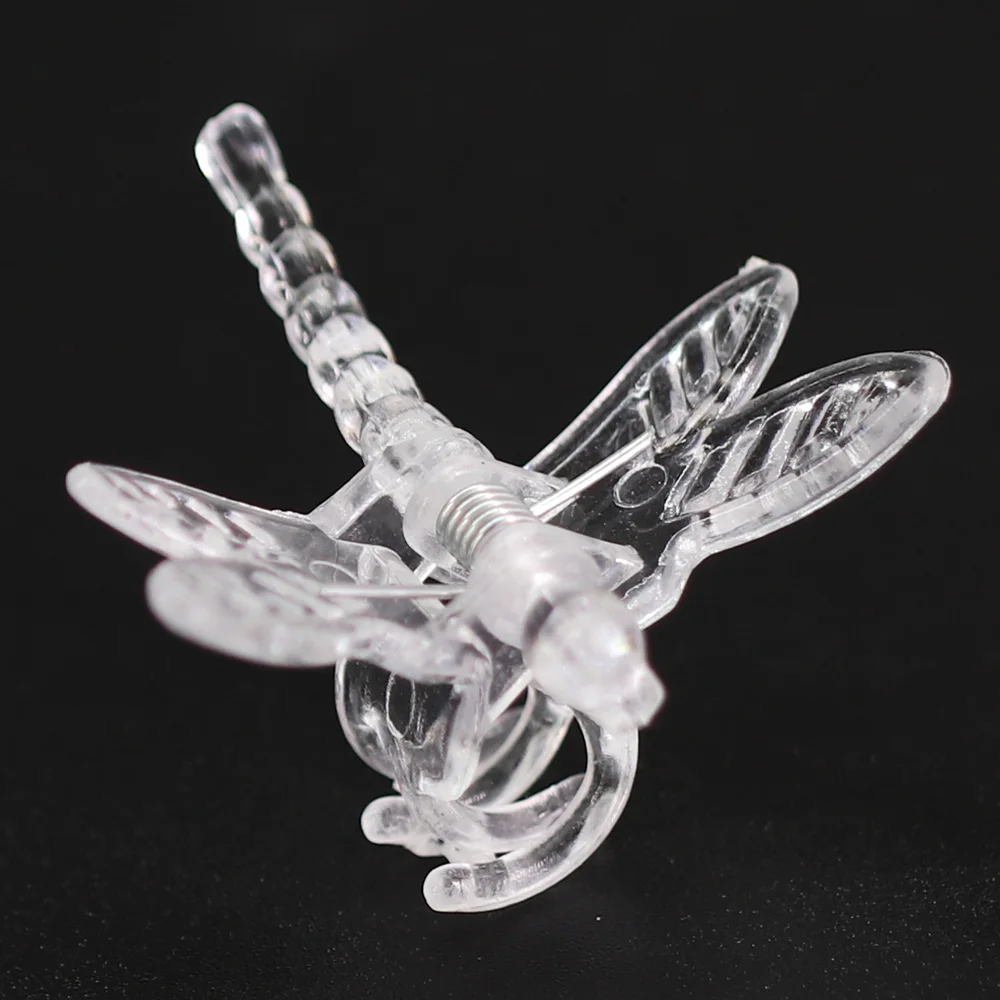 Orchid and Flower Support Clips - Decorative Dragonfly & Butterfly Design (18-48 Pack)