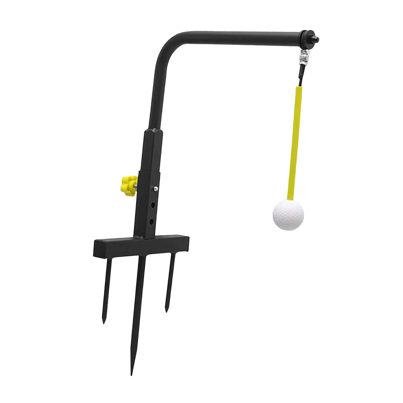 

Golf Swing Trainer Golf Club for Any Level Starter Outdoor Metal Durable Height Adjustable Golf Accessories Hitting Training Aid