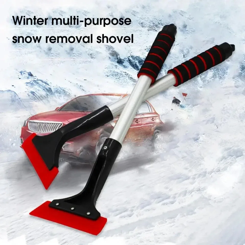 Car Snow Shovel Non-slip Ice Scraper Multifunctional Grip De-icing Tool Winter Car Window Windshield Ice Scraper Accessories