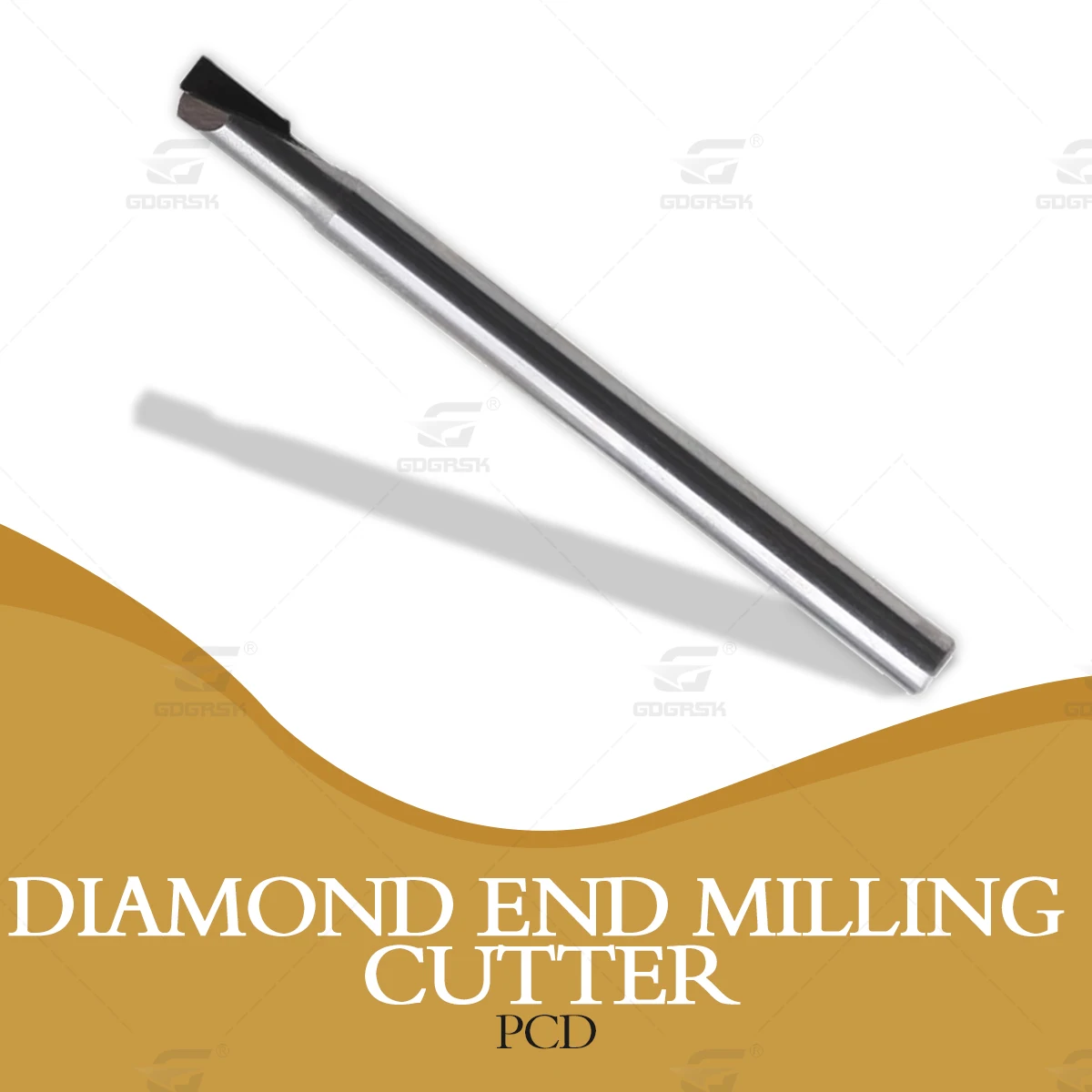 

1 шт. Алмазная Концевая фреза PCD, односторонняя, двойная, плоская, нижняя фреза, резак, токарный станок с ЧПУ, алмазные фрезерные инструменты