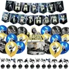 1 Set Banner+Balloons Cartoon Moon Knight Figure Birthday Party Decoration Latex Balloon Party Supplies Hat 1