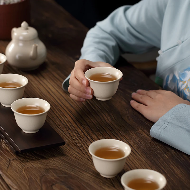 

Керамическая Роскошная чайная чашка фарфоровая дорожная портативная винтажная китайская чайная чашка кунг-фу набор домашние товары для дома