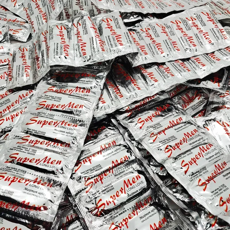 50/40 Full Oil Condom Delay Sex Dotted Stimulate Extra Lubricated Intimate Safer Contraception 54mm Condom Erotic Toy for Adult 1