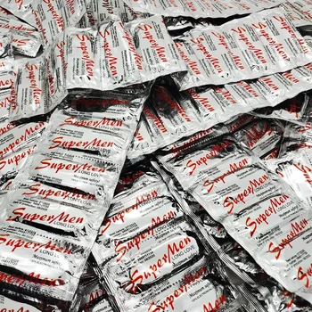 50/40 Full Oil Condom Delay Sex Dotted Stimulate Extra Lubricated Intimate Safer Contraception 54mm Condom Erotic Toy for Adult 1