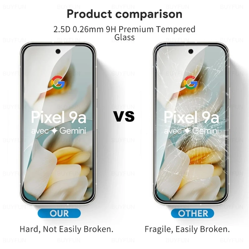 5-Pack Premium Protective Glass Screen Protectors