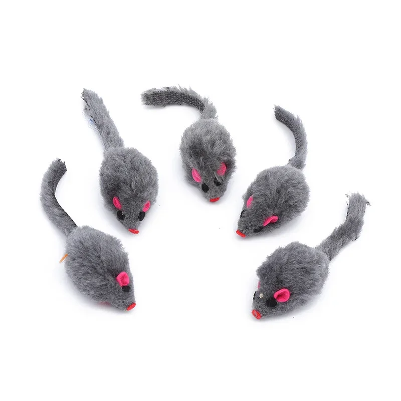 Plush Mouse Toy 10Pcs Interactive Cat Pet