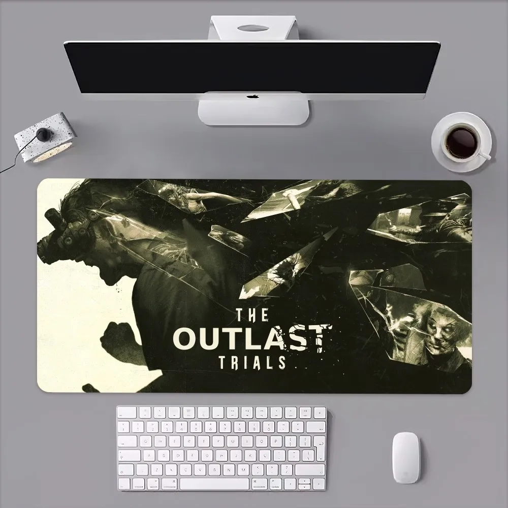 Horry Game The Outlast Trials Mouse Pad Computer Laptop Gaming Office Wrist Guard Non Slip Keyboard Pad 4