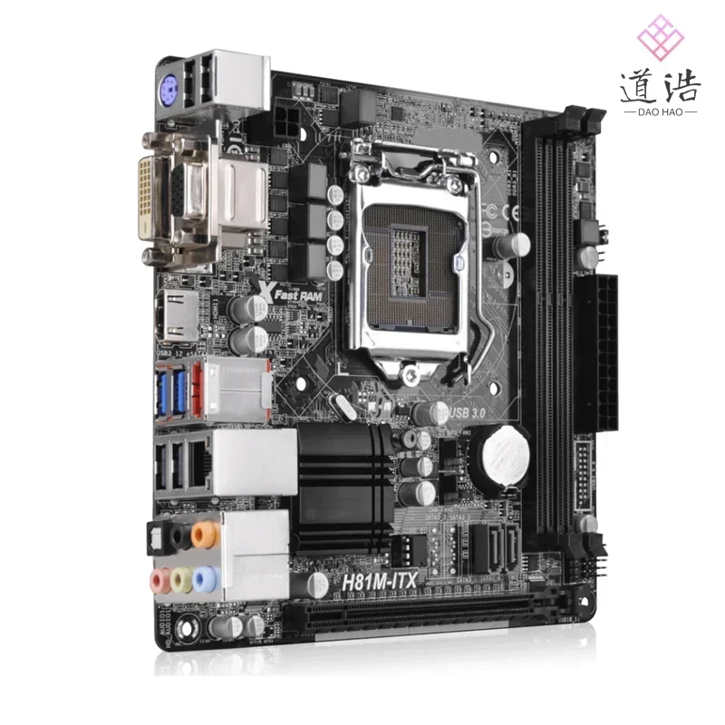 For Asrock H81M-ITX Motherboard 16GB HDMI LGA 1150 DDR3 Mini-ITX H81 Mainboard 100% Tested Fully Work 3 For Asrock H81M-ITX Motherboard 16GB HDMI LGA 1150 DDR3 Mini-ITX H81 Mainboard 100% Tested Fully Work