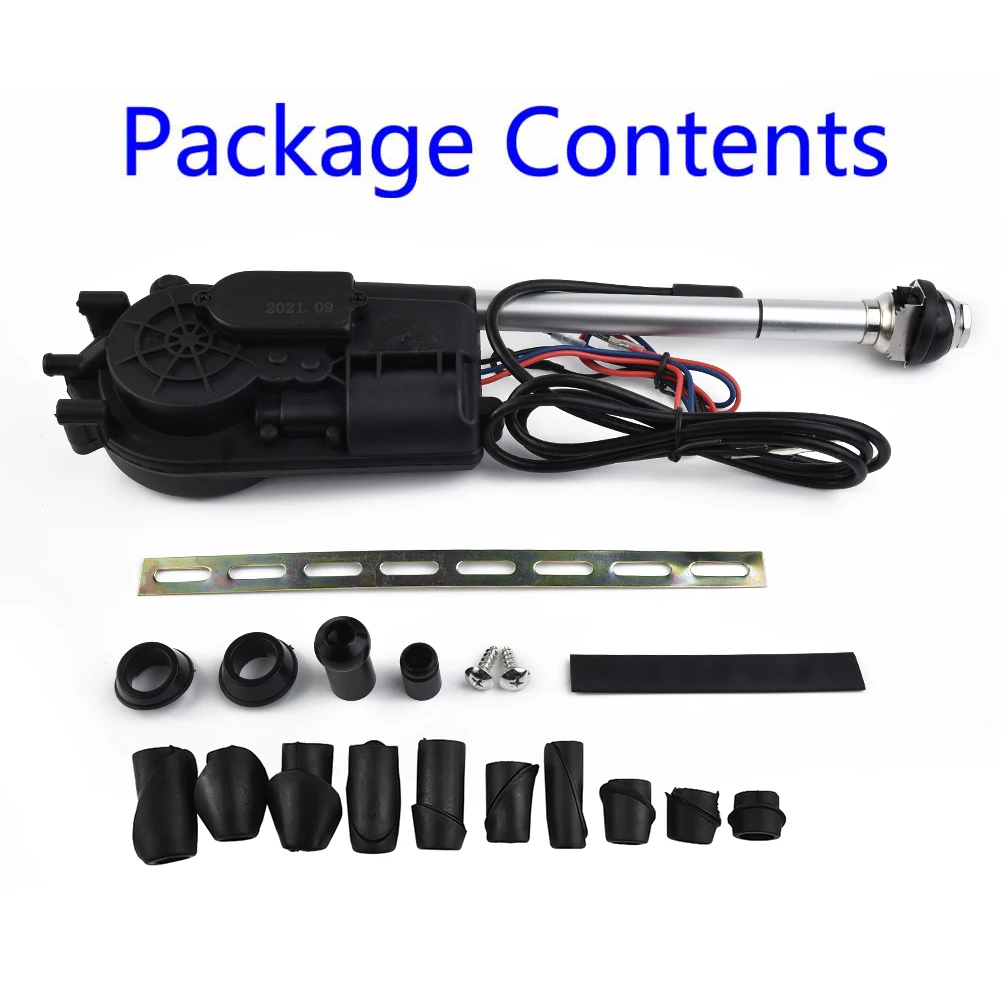 Kit Ricambio Antenna Potenza Per Mercedes Benz W140 W126 W124 W201 - Albero 75cm, Cavo 120cm, DC12V - Foto 3
