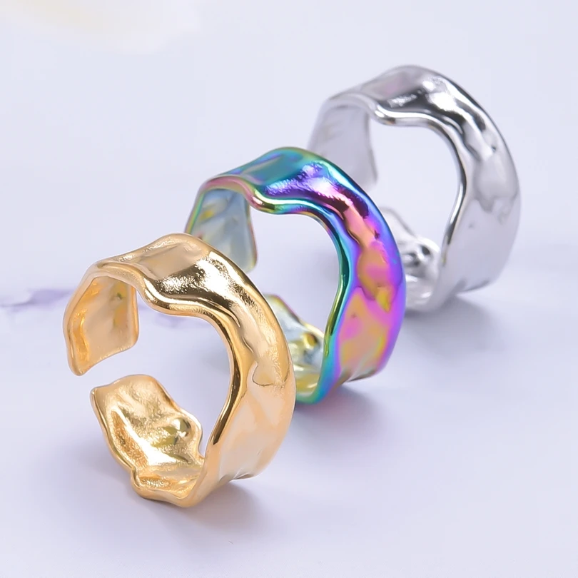 Anillos Irregulares de Metal