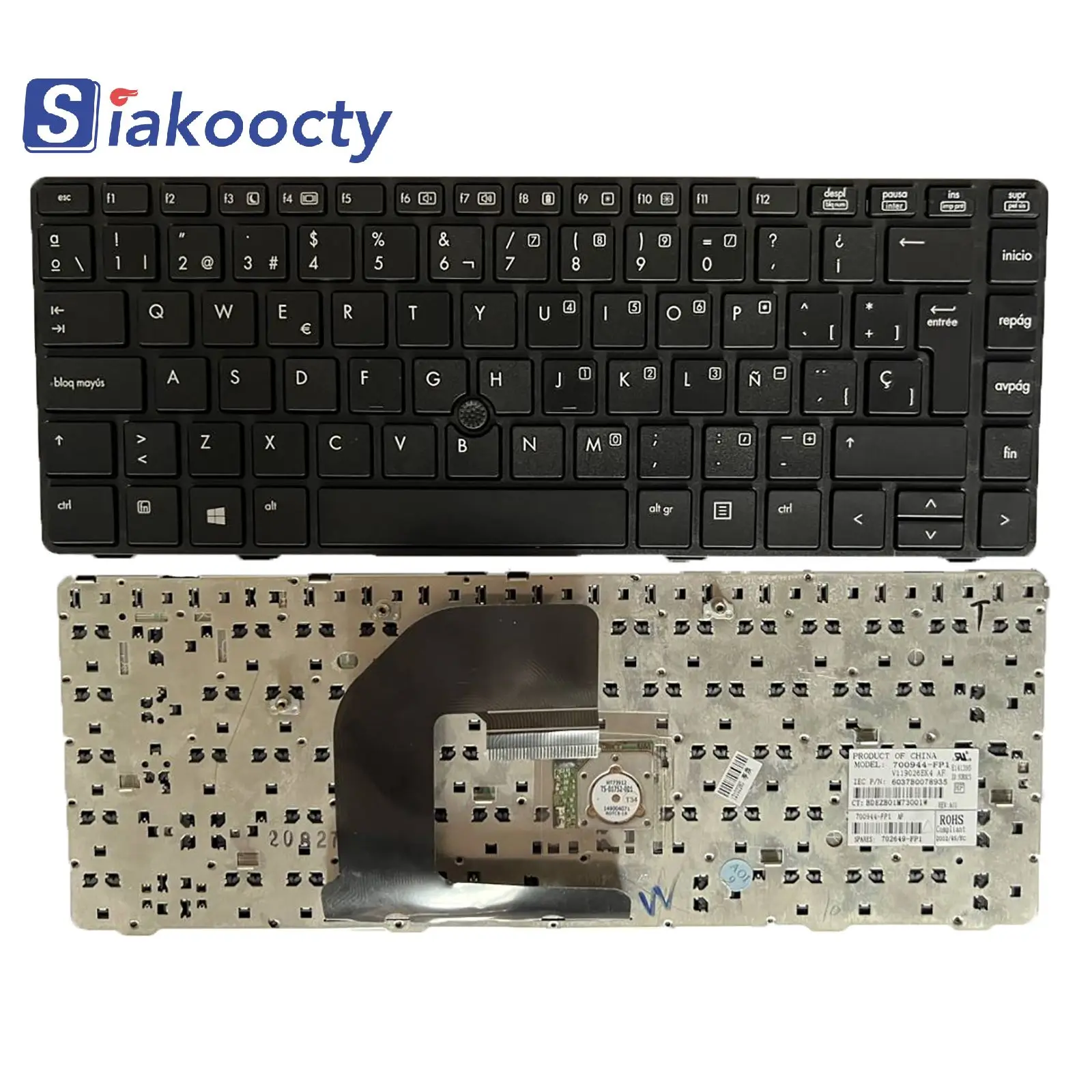 New SP keyboard FOR HP EliteBook 8460p 8460w 8470p 8470w ProBook 6460b
