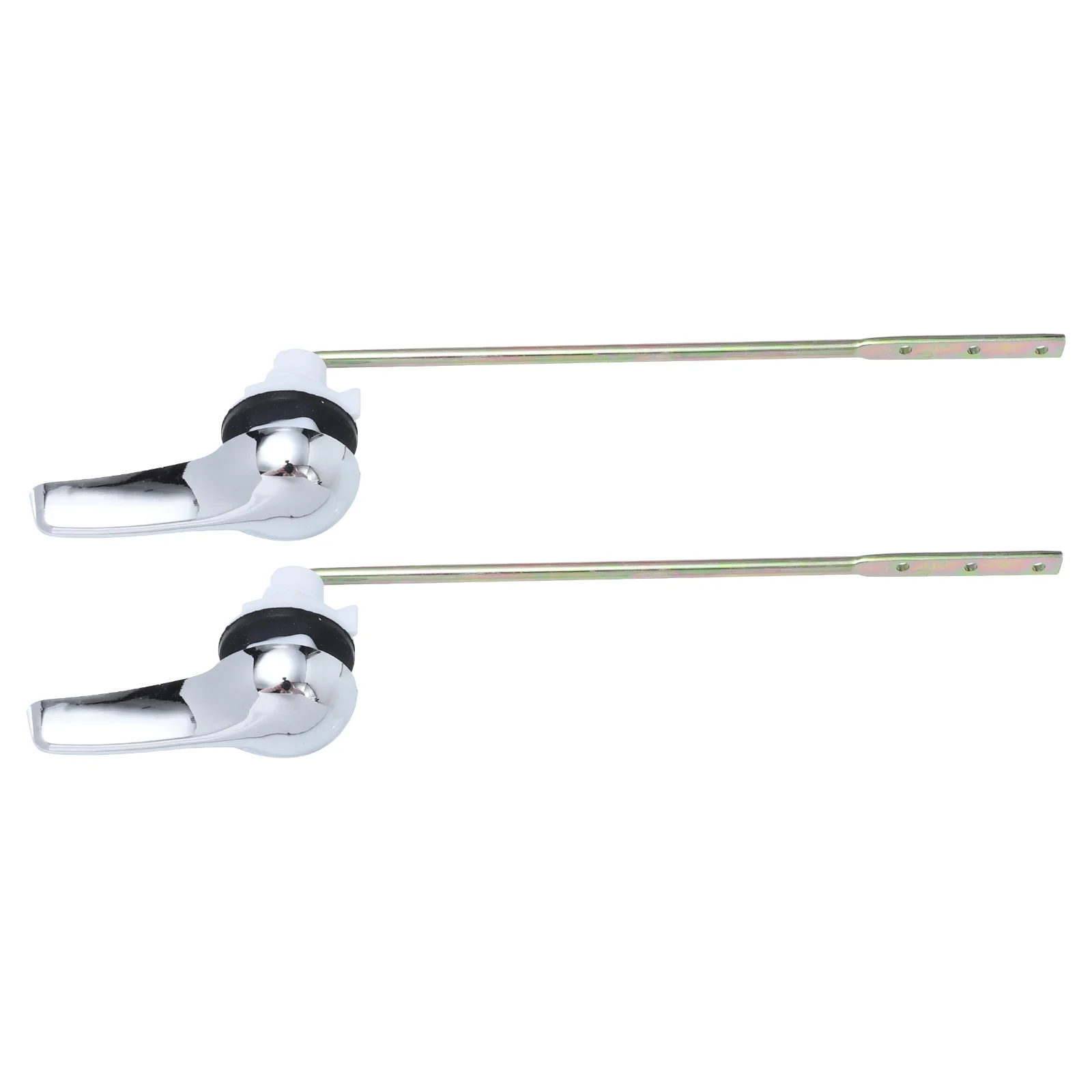 

2 Pcs Toilet Front Wrench Flush Levers Durable Handle Switch Water Tank Iron Accessories Child