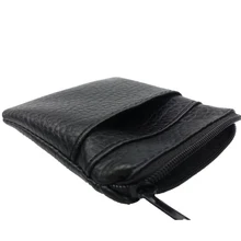

Fashion Pu Leather Coin Purse Women Men Small Mini Short Wallet Bags Change Little Key Card Holder Black Business Cash Clip