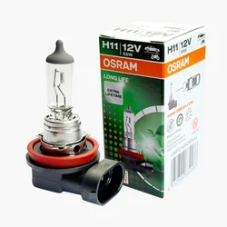 OSRAM H11 Original Long Life Halogen Headlight Bulb - 12V 55W - H11