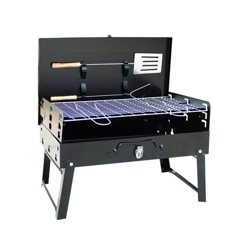 Griglia Per Barbecue Pieghevole Griglia Per Barbecue Portatile Griglia Per Riscaldamento Da Campeggio Stufe A Carbone Campeggio All'Aperto Bruciatore 