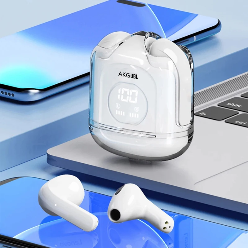 

AKGJBL Bluetooth5.3 Headphones XT65 In-Ear Earphones HiFi Stereo Sound Wireless Earbuds Built-in Mic Waterproof Sports Headset