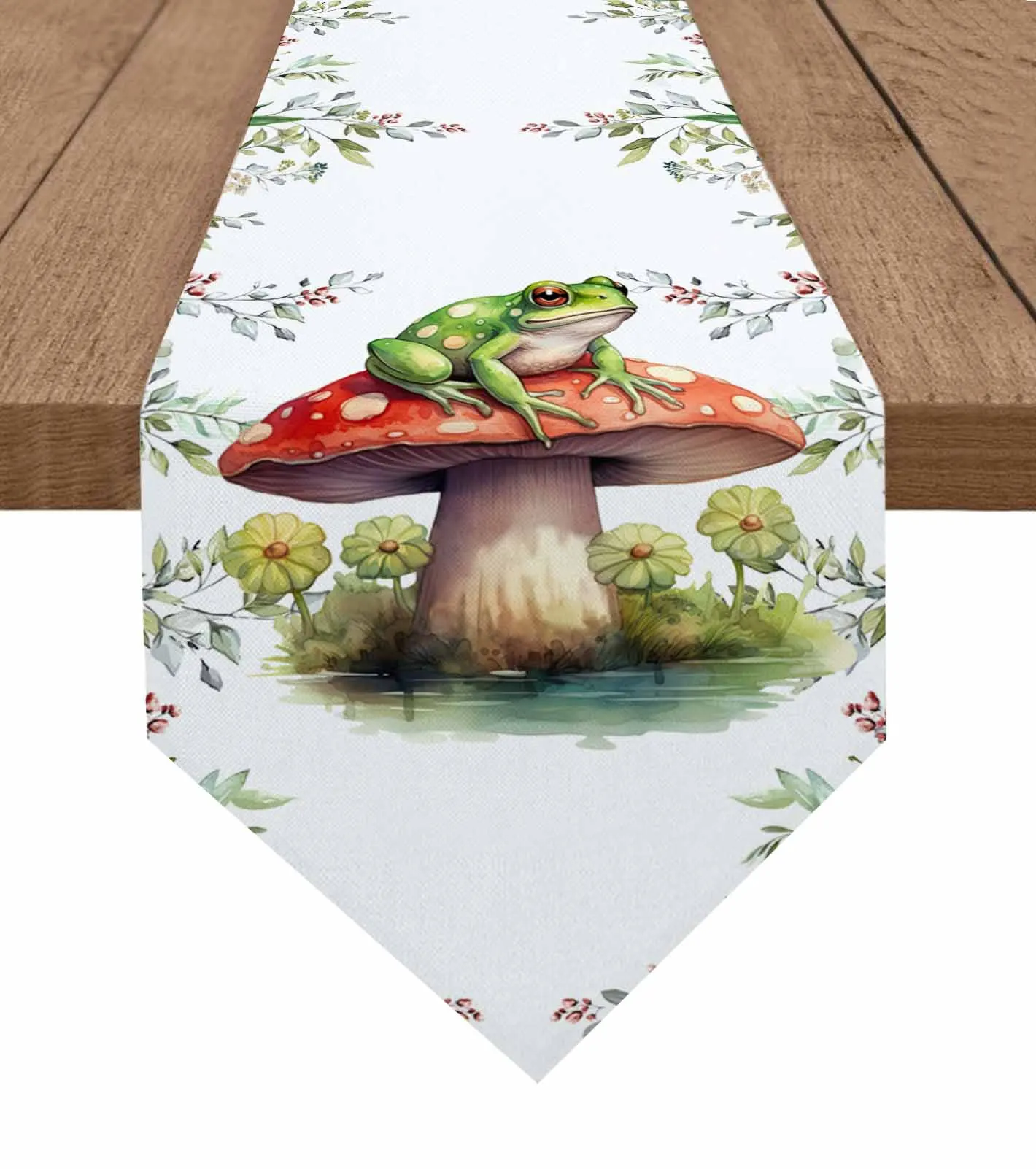 

Декоративная настольная дорожка в виде лягушки