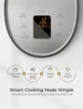 CUCKOO Rice Cooker 3 Cup Uncooked / 6 Cup Cooked, Modern Fuzzy Logic Rice Cooker Small with Delay Timer & Keep Warm 5