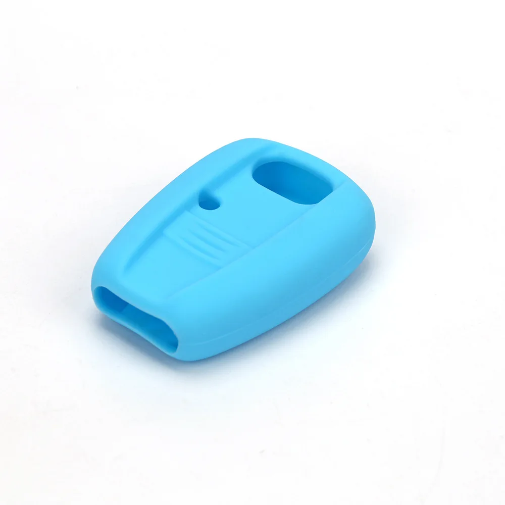 Silicone Rubber Car Key Cover Fit for Fiat Stilo Punto Seicento Remote Key Case Fob Car-styling 2 Buttons key case key case cover car key shell