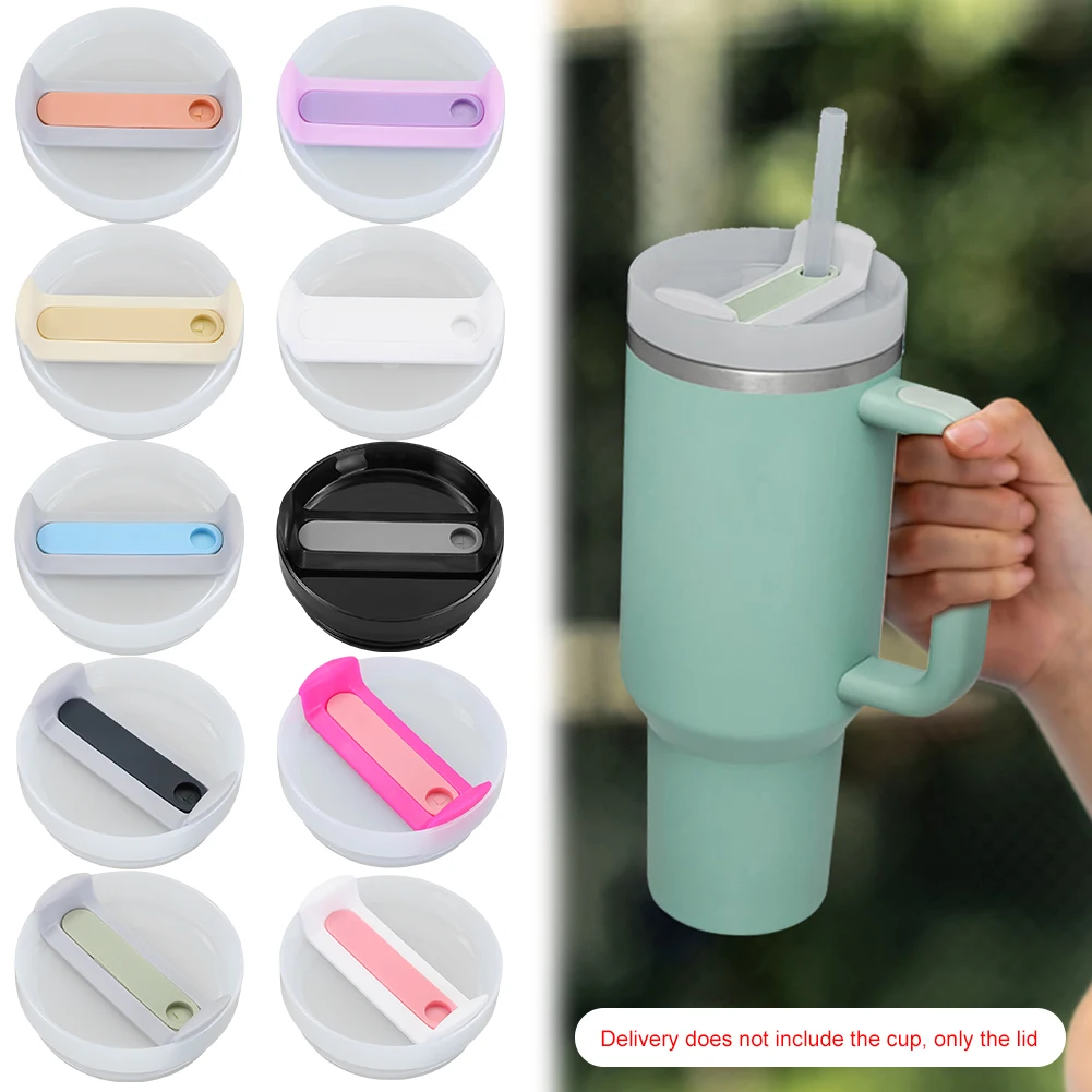 Sealing Bottle Cover 40Oz Splash Spill Proof Plain Plastic Replacement Lids For Stanley Quencher H2.0 40oz Tumber Cup