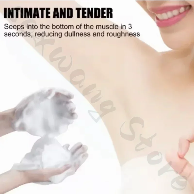 Large-capacity scrub shower gel, silky skin foam, dense deep cleansing, moisturizing and refreshing, improves dry and flaky skin