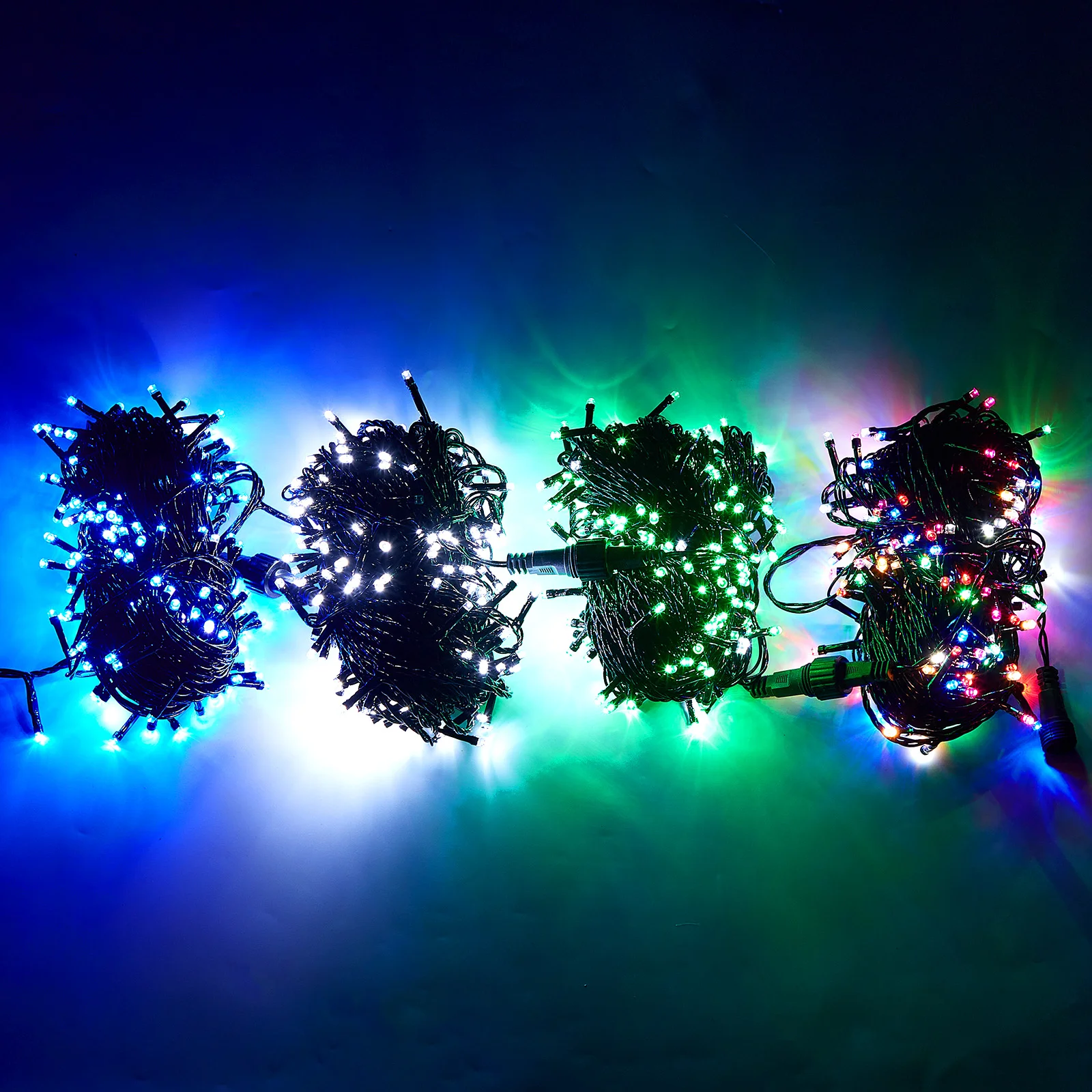 Fairy String Lights Fairy Lights 20M Black Wire 156/200 LED Garlands Christmas Tree Decoration for Wedding Party Outdoor Indoor EU UK Plug